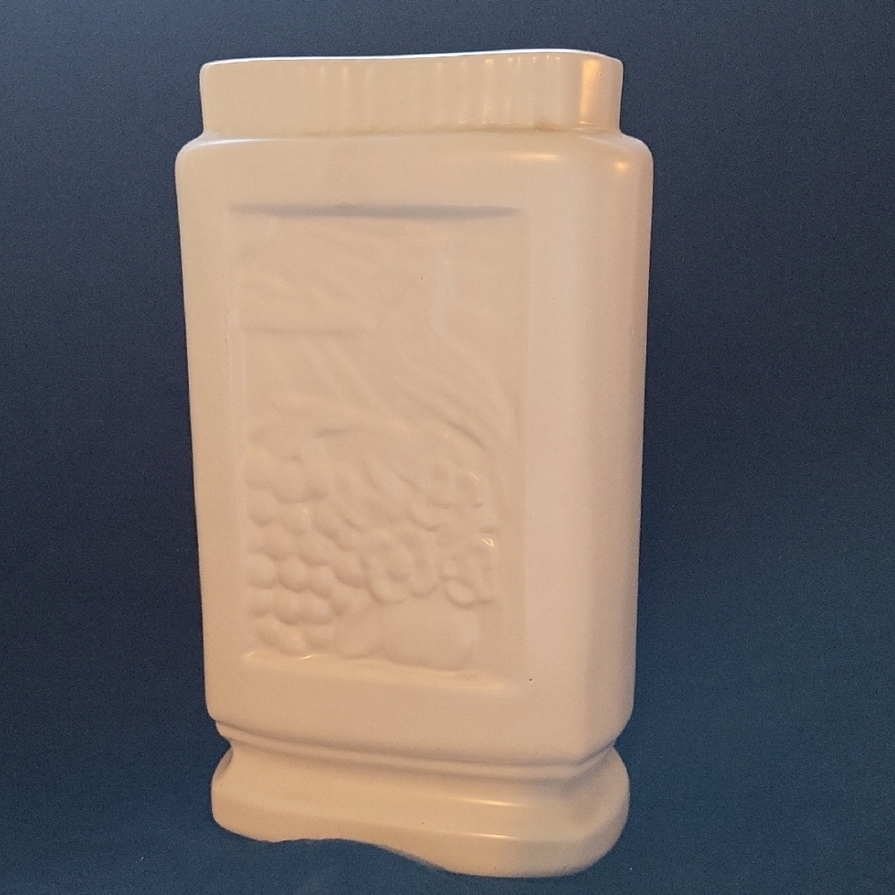 1940s West Coast Pottery California Rectangle Vase